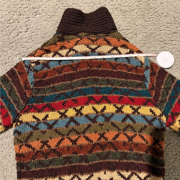 David Brooks Colorful Hand Knitted Cardigan - Picture 3 of 8